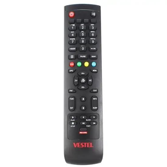 Vestel Record Tuşlu Lcd Tv Kumandası resmi