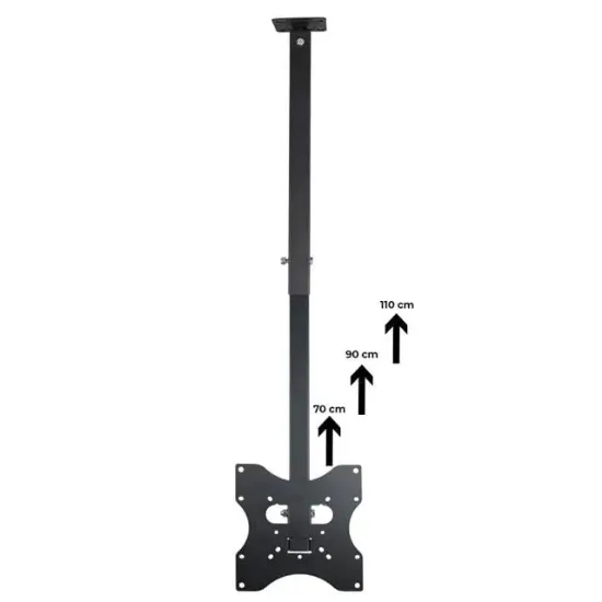 PowerMaster PM-32 Led/Lcd/Plazma 70-90-110 CM Dar Ağız 45 Derece Açılı Tavan TV Askı Aparatı resmi