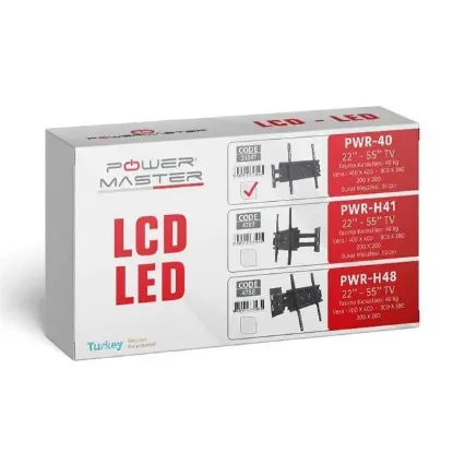 Powermaster PM-40 Kilitli 22''-55'' LCD-LED-Plazma TV Duvar Askı Aparatı resmi