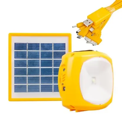 Powermaster Şarjlı Solar Aydınlatma Seti Tek Panelli resmi