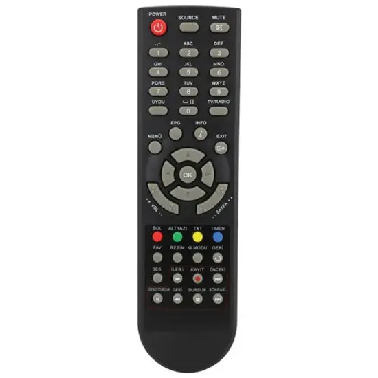 Hiremco Zapper HD Mini HD Uydu Alıcı Kumandası 33851 resmi