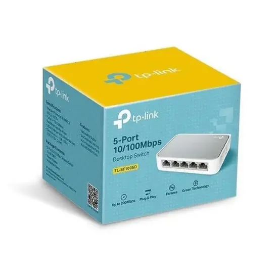 TP-Link TL-SF1005D 5-Portlu 10/100Mbps Masaüstü Switch resmi