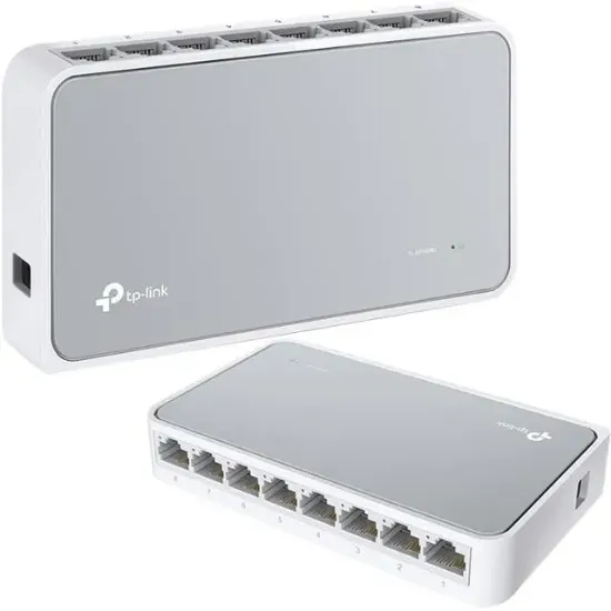 TP-Link TL-SF1008D 8-Portlu 10/100Mbps Masaüstü Switch resmi
