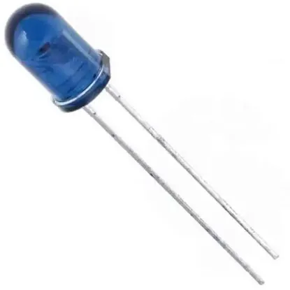 Led Mavi 5 Mm Mercekli resmi