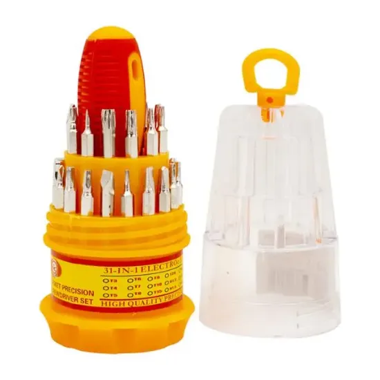 Powermaster 31 in 1 Değiştirilebilir Uç Tornavida Set Huajun resmi