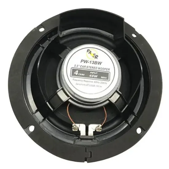 Powermaster PW-13BW 4 Ohm 40 Watt 13 Cm Tekli Hoparlör resmi