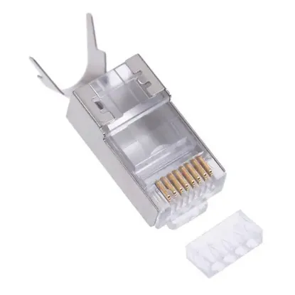 Powermaster PM-3734 RJ45 CAT7 Konnektör Jack Soket (Tekli) resmi