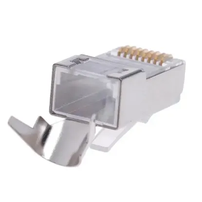 Powermaster PM-3734 RJ45 CAT7 Konnektör Jack Soket (Tekli) resmi