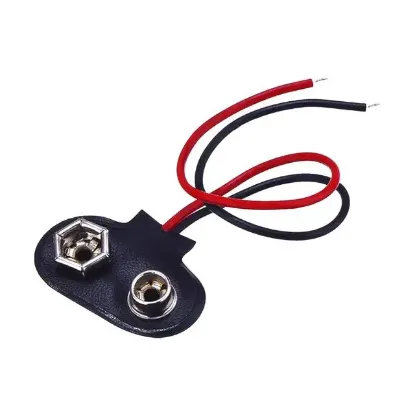 Powermaster IC-232 9 Volt Pil Başlığı 10 Cm Kablolu resmi