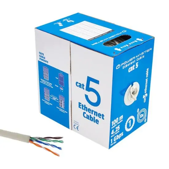 Powermaster Cat5 100 Metre Ethernet Network Kablosu resmi
