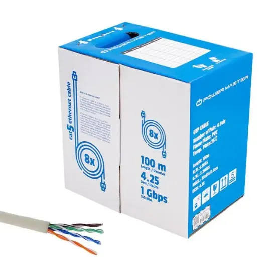 Powermaster Cat5 100 Metre Ethernet Network Kablosu resmi