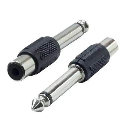 Powermaster PM-4221 6.3 Mm Mono Erkek - 1 Tos Dişi Çevirici Jack resmi