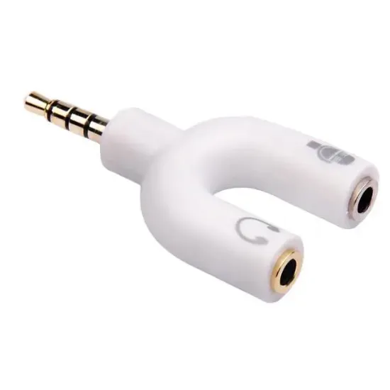 Powermaster 3.5 Mm Stereo Erkek to Kulaklık + Hoparlör Dişi Çoklayıcı Jack PM-4318 resmi