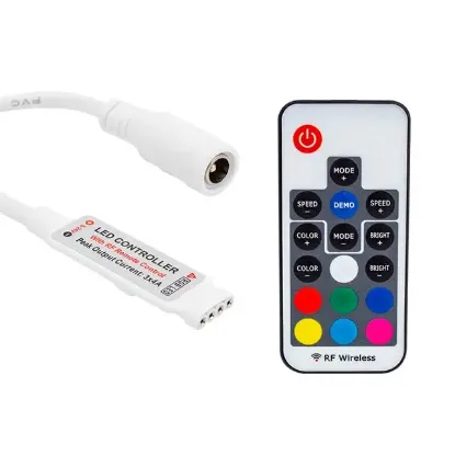 Powermaster 12 Volt RF Küçük Modüllü Uzak Mesafe Algılamalı Led Kontrol Cihazı resmi
