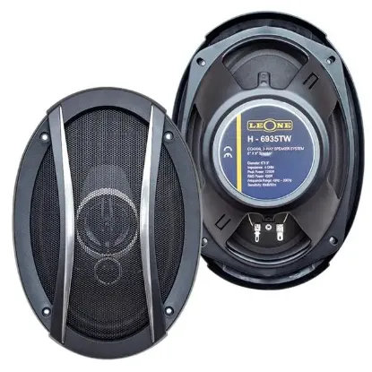 Leone HR-6935TW 1250 Watt 6 X 9 Kapaklı Çiftli Takım Oval Hoparlör resmi