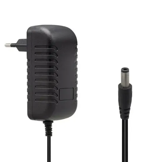 Powermaster PM-4531 12 Volt - 2 Amper 5.5*2.5 Mm Uçlu Plastik Kasa Priz Tipi Adaptör resmi