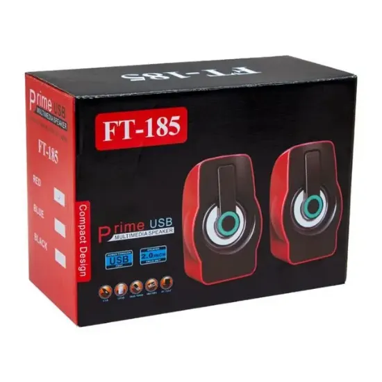 MagicVoice MV-4941 USB Hoparlör Rgb Işıklı Siyah/Mavi-Siyah/Kırmızı (2*3 Watt - 4 Ohm) resmi