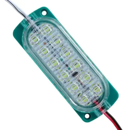 Powermaster Parlak Yanıp Sönen Yeşil 24 Volt 1.2 Watt  2835 Modül Led resmi