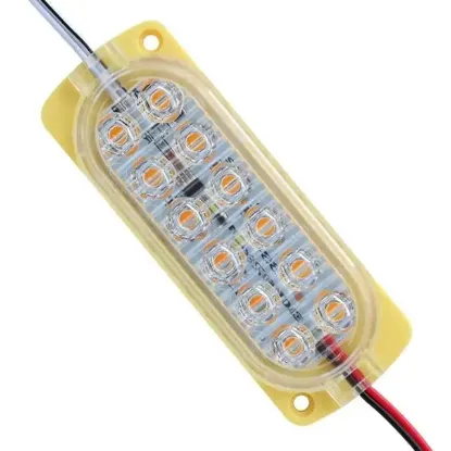 Powermaster Parlak Yanıp Sönen Sarı 24 Volt 1.2 Watt  2835 Modül Led resmi