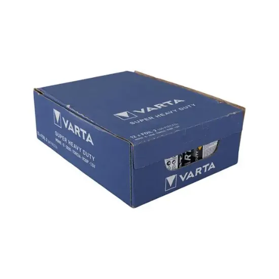 Varta Superlife Çinko Büyük D Boy Pil (24'lü Paket) resmi