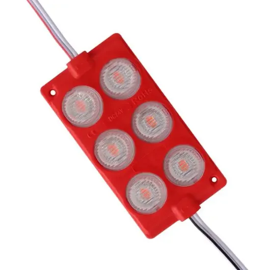 Powermaster 24 Volt 3 Watt Kırmızı 3030 Cob Modül Led 75*40 resmi