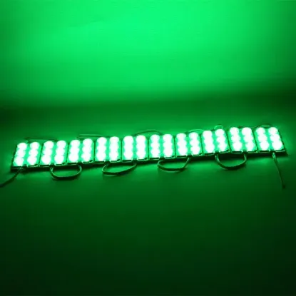Powermaster 24 Volt 3 Watt Yeşil 3030 Modül Led 75*40 resmi
