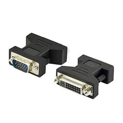 PowerMaster PM-5260 VGA - DVI Dişi 24+5 Pin 15 Pin Erkek Dönüştürücü Çevirici Aparat (VGA TO DVI) resmi