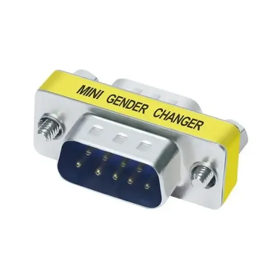 PowerMaster PM-5455 DB9 RS232 Erkek-Erkek (M2M) 9 Pin Çevirici Ara Adaptör resmi