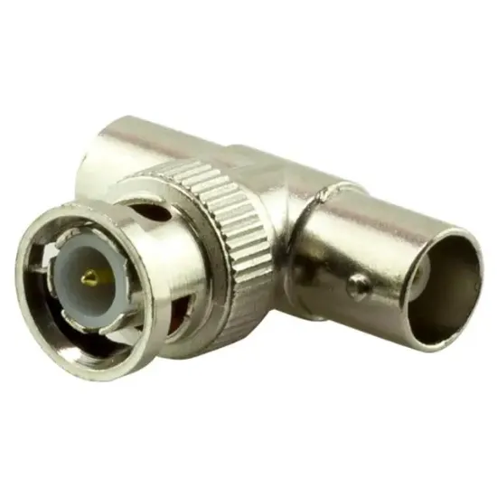 Bnc T Konnektör Erkek/Dişi/Dişi resmi