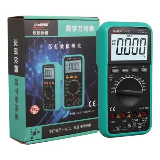 PowerMaster VC-97 True RMS Profesyonel Dijital Multimetre Ölçü Aleti resmi