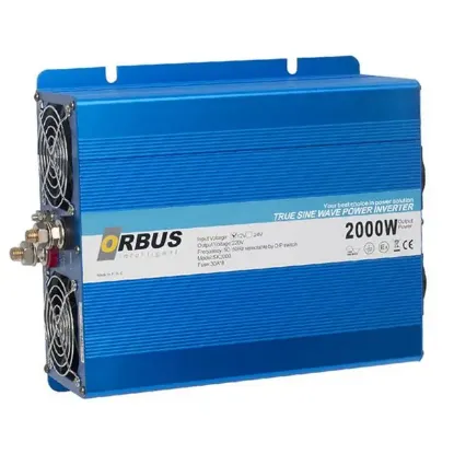 Orbus 2000W 12V Tam Sinüs Akıllı İnvertör resmi