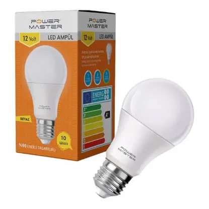 Powermaster PMLED-12 10 Watt 12 Volt 6500K Led Ampul resmi