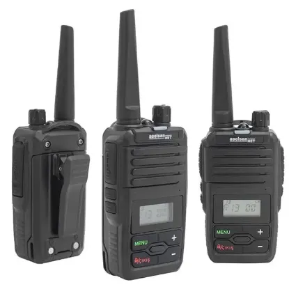 Aselsan A446T 16 Kanal 12 Km Menzil Ekranlı Tekli Set El Telsizi resmi