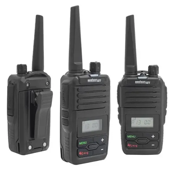 Aselsan A446T 16 Kanal 12 Km Menzil Ekranlı Tekli Set El Telsizi resmi