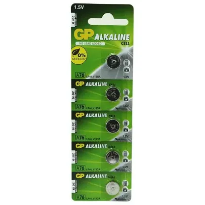 GP A76 LR44 Kartela 5'li Pil resmi