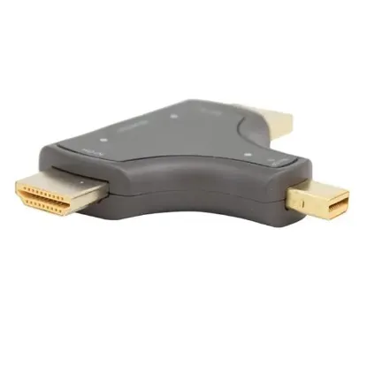 Powermaster Mini DP+DP+HDMI To HDMI 4K Çevirici resmi