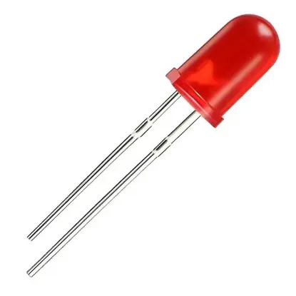 Halmet Mantar Led 5mm Kırmızı  resmi