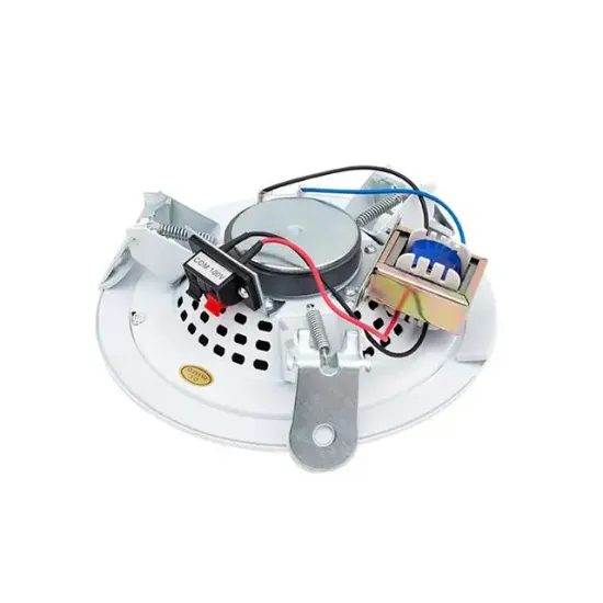 MagicVoice MV-6695 18 CM 6 Watt Beyaz Trafolu Metal Kasa Alçıpan Hoparlör resmi