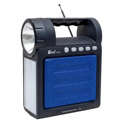 Magicvoice FP-26 USB-SD-FM-Bluetooth Destekli Fenerli Taşınabilir Hoparlör resmi