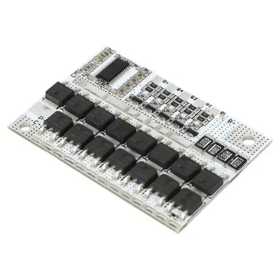 Weko WK-6776 5S 12V 100A BMS Devresi Lityum Batarya Şarj Modülü Koruma Kartı 60X46X3.5mm resmi