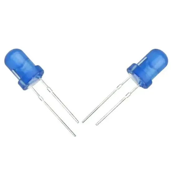 Halmet Mantar Led 4.8mm Mavi resmi