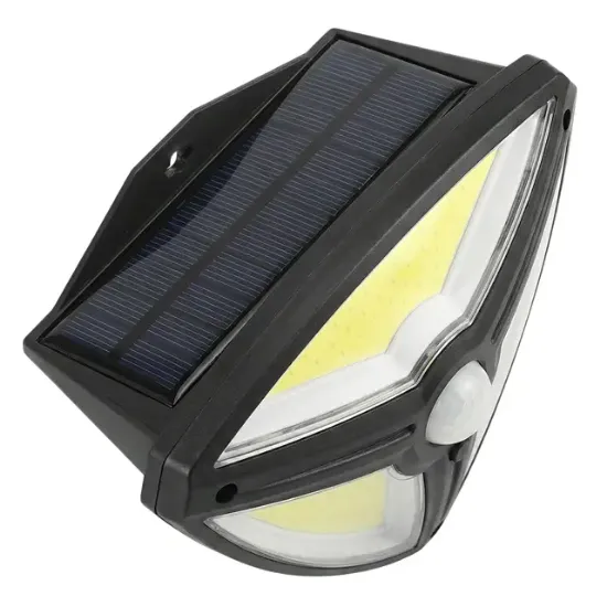 Powermaster MX-1219B 150 Cob Ledli Sensörlü 3 Modlu Solar Duvar Lambası resmi