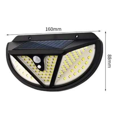 Powermaster MX-118 118 SMD Ledli Hareket Sensörlü Üç Modlu Solar Duvar Lambası resmi