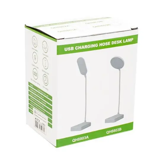 Powermaster MX-8802B Üç Modlu Masa Çalışma Lambası Akrobat USB Şarjlı Dokunmatik Düğmeli resmi