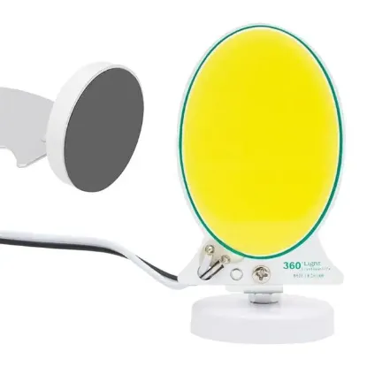 Powermaster TM-24 Cob Ledli 13 Watt Akü Maşalı 4 Metre Kablolu Taşınabilir Seyyar Panel Lamba resmi