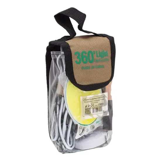 Powermaster TM-24 Cob Ledli 13 Watt Akü Maşalı 4 Metre Kablolu Taşınabilir Seyyar Panel Lamba resmi