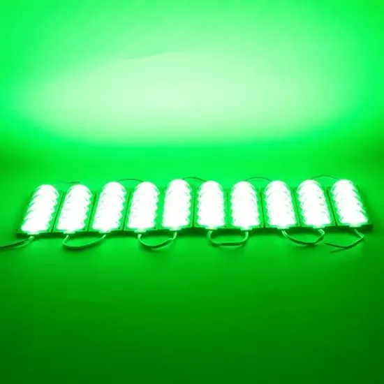 Powermaster 12 Volt 4 Watt Yeşil 3030 10 X 53.8 Mm IP65 260 – 280 Lümen 180 Derece Modül Led resmi