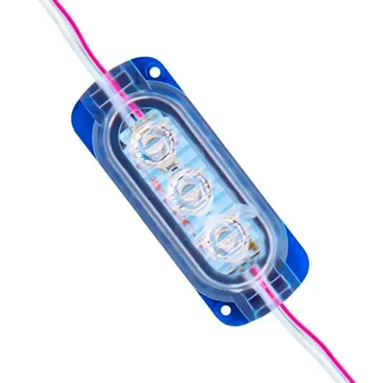 Powermaster 12 Volt 0.6 Watt Mavi 2835 65 X 25 Mm IP65 120 Lümen 160 Derece Modül Led resmi