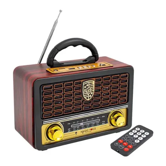 MagicVoice MV-110BT USB - SD - FM - Bluetooth Destekli Nostaljik Radyo resmi