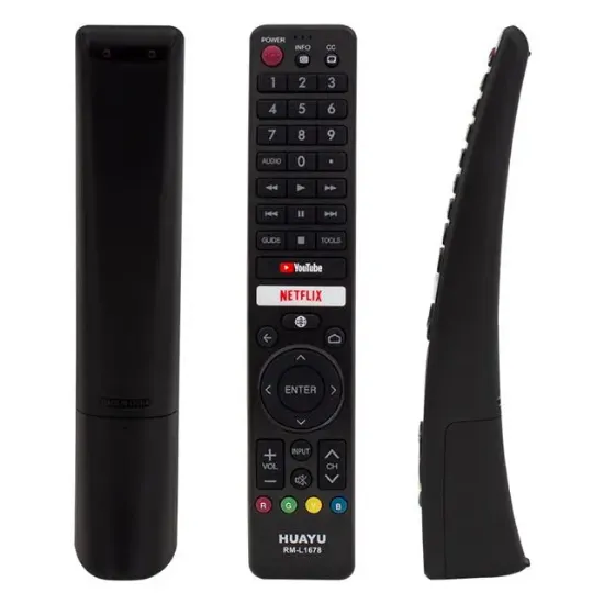 Huayu RM-L1678 Sharp Netflix-Youtube Tuşlu Lcd-Led Tv Kumanda resmi